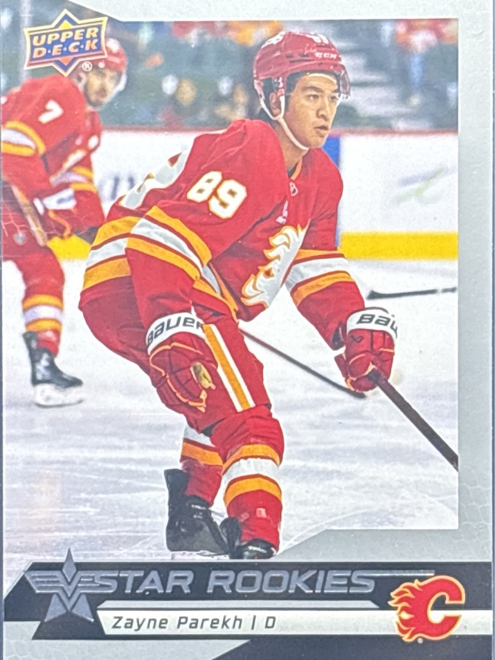 Upper Deck Star Rookies Zayne Parekh Hockey Card